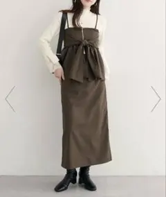 ナチュラルクチュール　<osono>2WAYビスチェ付きスカート