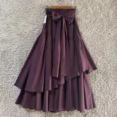 《タグ付★》And Couture アンドクチュール　アシメティアードスカート