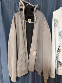 carhartt 裏サーマル ジップパーカー 鬼フェード90s