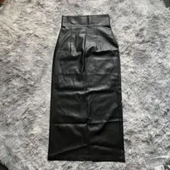STYLEMIXER スタイルミキサー レザースカート ロング 黒のサムネイル