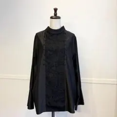 アメリヴィンテージ 2WAY BUTTON BLOUSE ブラック ブラウスのサムネイル