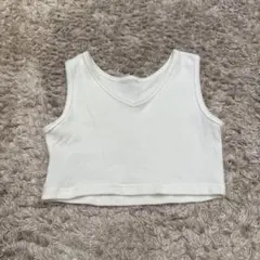 JEANASIS ショート丈　タンクトップ