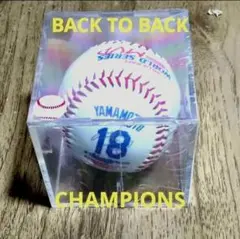 山本由伸2025WS/MVP記念サインボールUVケース付USローリングス限定品