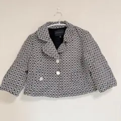 ☻Banana Republic☻ネイビー×白 ジャケット 五分丈【サイズ不明】