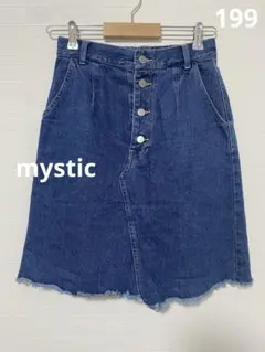 199 mystic フロントボタン台形スカートのサムネイル