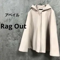 0250【Rag Out】美品✨️タグ付き！ ジップアップ フーディ コート M