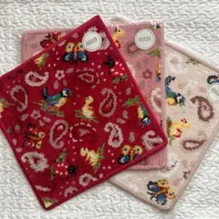 【新品未使用】フェイラー ハイジペイズリー ハンカチ 全カラー３枚セット