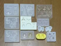 レジンシリコンモールド 中古 11点セット まとめ売り