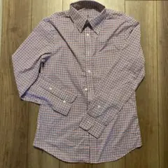 BROOKS BROTHERS チェック柄長袖シャツ S