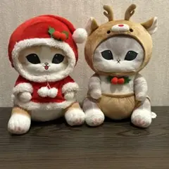 mofusand クリスマスにゃん BIGぬいぐるみ 全2種セット