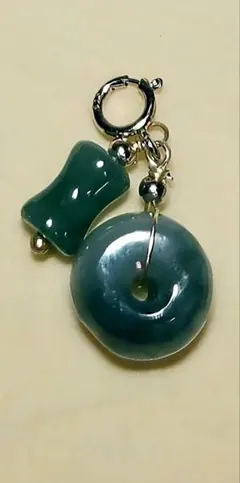 翡翠A貨と バチカンシルバー S925 のペンダント,チャーム