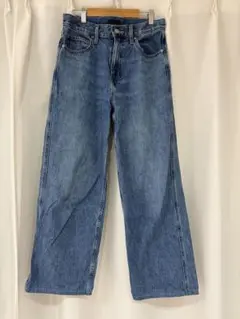 ユニクロ ジーンズ ワイドストレート25インチ