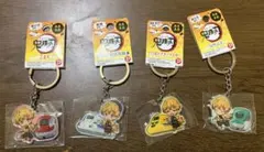 鬼滅の刃 我妻善逸　ご当地メタルキーホルダー7点セット