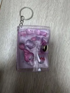 ボンボンドロップシール　ミニシール帳　キーホルダー