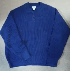 LLBean　エル・エル・ビーン　ヘンリーネックニット　Mサイズ