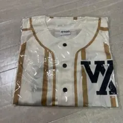 AWARD ベースボールシャツ ホワイト/ゴールド