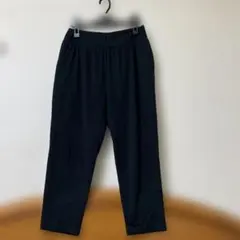 UNIQLO AIR ism ブラック カジュアルパンツ ウエストゴムのサムネイル