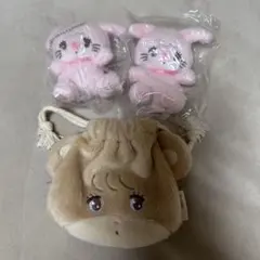 mikko ガチャぬいぐるみ ポーチ キャミーラテ セット
