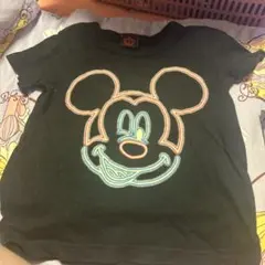 ミッキーマウス Tシャツ 110cm 黒