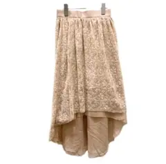 GU 総レースフィッシュテールスカート　レース　スカート　レディース