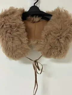 ルカ羊毛ファーマフラー