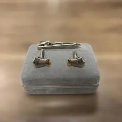 ELLE ネクタイピン カフスボタン セット