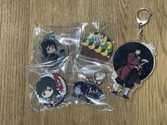 鬼滅の刃 冨岡義勇 グッズセット ぬいぐるみ 缶バッジ アクリル