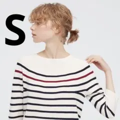 【未使用】UNIQLO イネスコラボ　3Dボーダーセーター S