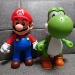 スーパーマリオ　ビッグアクションフィギュア　マリオ　ヨッシー