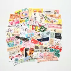 スヌーピー マスキングテープ フレークシール