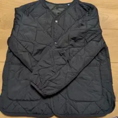 UNIQLO ブラック キルティングジャケット 130