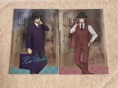 ブルーロック ブルロ 糸師 凛 糸師 冴メタルポストカードコレクション 英国紳士