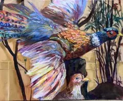 【一点物/原画】八咫烏と鳥居【F3号】【一点物/原画】 一点物/アート】八咫烏と鳥居【F3号】【一点物/原画】 - メルカリ