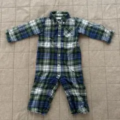 Ralph Lauren チェック柄ロンパース