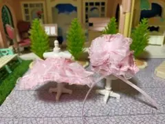 女の子のおしゃれワンピース◆ドール服◆シルバニアにも♡