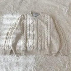 美品✨ Oldderby Knitwear 23AW アランニット　ケーブル　M