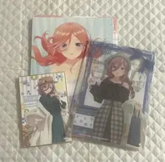 五等分の花嫁 中野三玖 きゃらっとくじ 一番くじ パネル グッズ セット