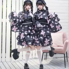 パルエルフィー 浴衣ドレス 黒 - 일본구매대행 직구 재팬큐