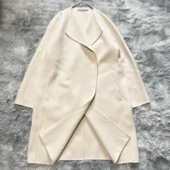 theory luxe カシミヤ混 ダブルフェイスコート 38