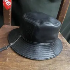 た*く様 LOEWE レザー バケットハット LOEWE（ロエベ） バケットハット メンズ ワックスドキャンバス＆カーフ