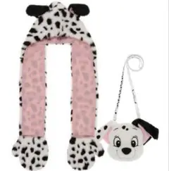 101匹わんちゃん ファンキャップとポシェットセット ディズニー 被り物