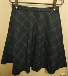 リバーシブルスカート 膝丈