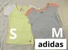 アディダスレディースTシャツ　半袖　adidasスポーツTシャツM S