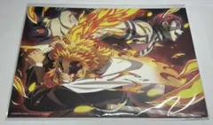 鬼滅の刃煉獄杏寿郎・猗窩座A5イラストカード　非売品　無限列車編入場者特典第2弾