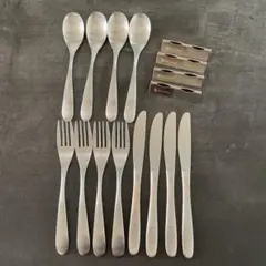 燕三条 ツバメカトラリー 16点 フォーク大 ナイフ スプーン大 レスト