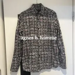 agnes b. homme 長袖シャツ 幾何学模様 38のサムネイル
