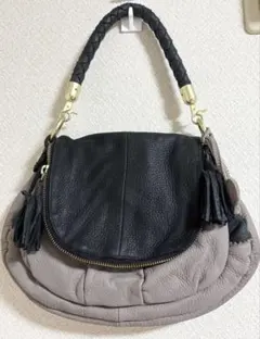 レザーショルダーバッグ レトロ 平成