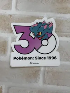韓国限定 ポケモン 30周年記念 ステッカー 公式品 シール ムウマのサムネイル
