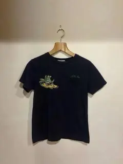 SUN SURF × BEAMS 刺繍 Tシャツ ハワイアン フラ紺色　ネイビーのサムネイル