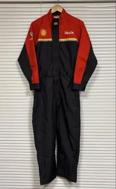 新品未着用　昭和シェル石油　つなぎ　赤 Yahoo!オークション -「昭和シェル石油 つなぎ」の落札相場